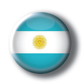 Argentina - Flags of the World Button/Magnet