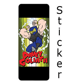 Davey Goliath Comic stickers by Mike Gagnon on People Power Press