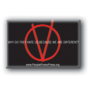 Why Do They Hate Us Because We Are Different? - V For Vendetta