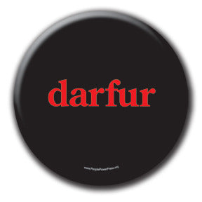 Darfur blk - Fundraising Buttons