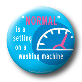 Normal is a setting on a Washing Machine Button