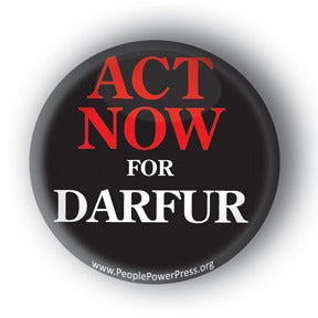 Act Now For Darfur - Button/Magnet
