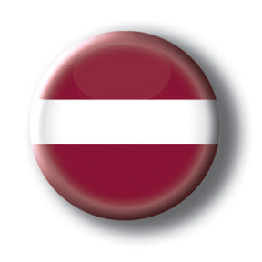 Latvia - Flags of the World Button/Magnet