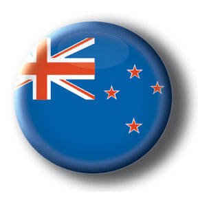 New Zealand - Flags of The World Button/Magnet