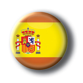 Spain - Flags of The World Button/Magnet