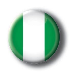 Nigeria - Flags of The World Button/Magnet