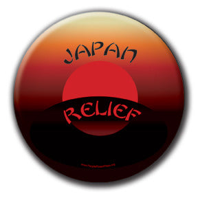 Japan Relief - Fundraising Buttons