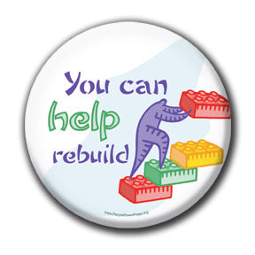 You can help rebuild - Fundraising Buttons