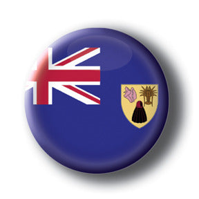 Turks and Caicos Islands - Flags of The World Button/Magnet