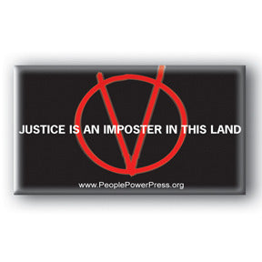 Justice Is An Imposter In This Land - V For Vendetta