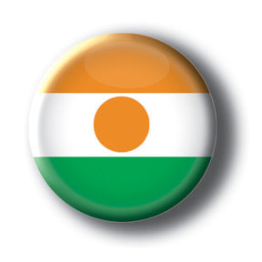 Niger - Flags of The World Button/Magnet