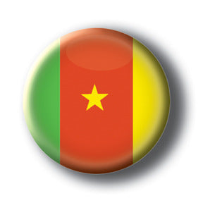 Cameroon - Flags of The World Button/Magnet