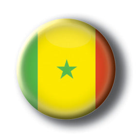 Senegal - Flags of The World Button/Magnet