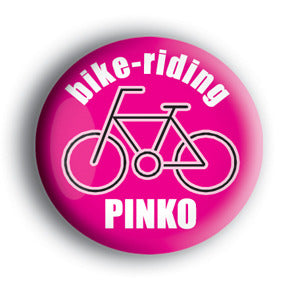 Bike-Riding Pinko Button Design