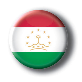 Tajikistan - Flags of The World Button/Magnet