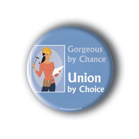 Gorgeous By Chance. Union By Choice - button design