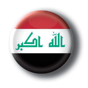Iraq - Flags of The World Button/Magnet