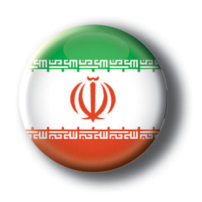 Iran - Flags of The World Button/Magnet