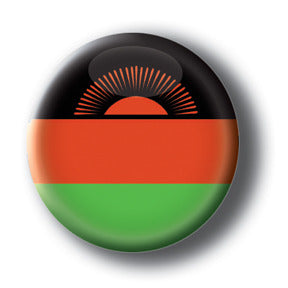 Malawi - Flags of The World Button/Magnet