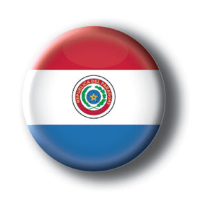 Paraguay - Flags of The World Button/Magnet