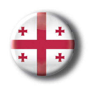Georgia - Flags of The World Button/Magnet
