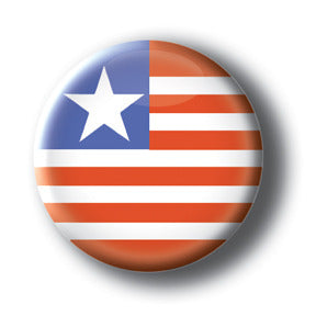 Liberia - Flags of The World Button/Magnet