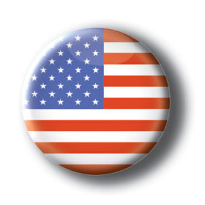 United States of America - Flags of The World Button/Magnet