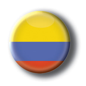 Columbia - Flags of The World Button/Magnet