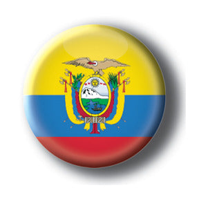Ecuador - Flags of The World Button/Magnet