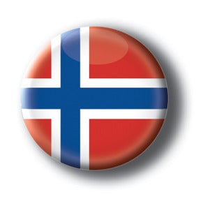Norway - Flags of The World Button/Magnet
