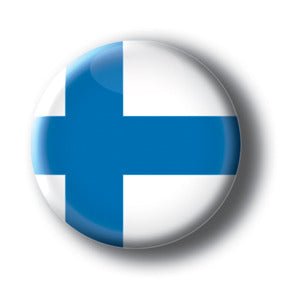Finland - Flags of The World Button/Magnet