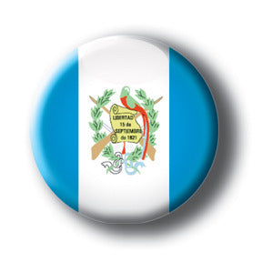 Guatemala - Flags of The World Button/Magnet
