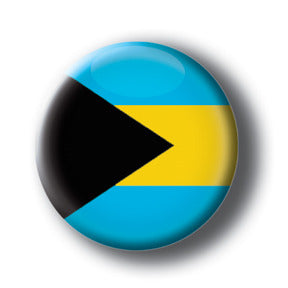 The Bahamas - Flags of The World Button/Magnet