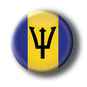 Barbados - Flags of The World Button/Magnet