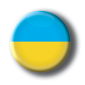 Ukraine - Flags of The World Button/Magnet