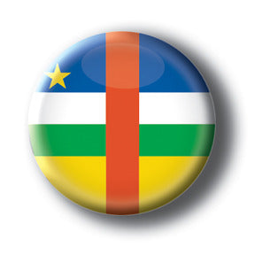 Central Africa- Flags of The World Button/Magnet