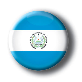 El Salvador - Flags of The World Button/Magnet
