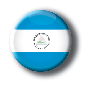 Nicaragua - Flags of The World Button/Magnet
