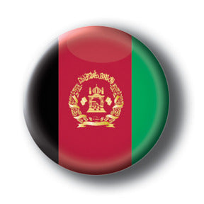 Afghanistan - Flags of The World Button/Magnet