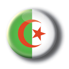 Algeria - Flags of The World Button/Magnet