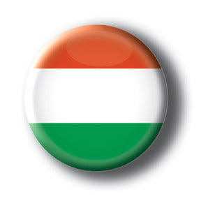 Hungary - Flags of The World Button/Magnet