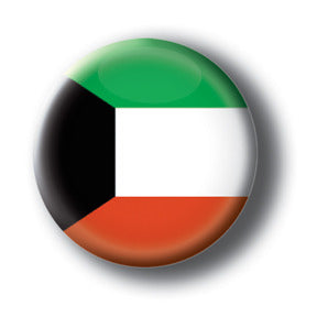 Kuwait - Flags of The World Button/Magnet