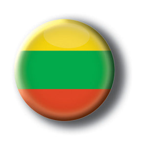 Lithuania - Flags of The World Button/Magnet