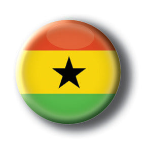 Ghana - Flags of The World Button/Magnet