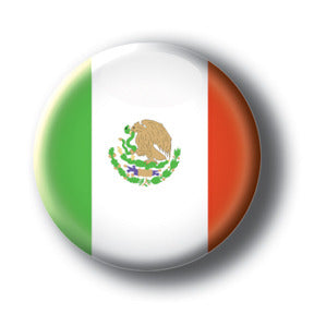 Mexico - Flags of The World Button/Magnet