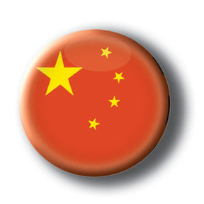 China - Flags of The World Button/Magnet