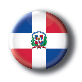 Dominican Republic - Flags of The World Button/Magnet
