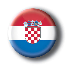 Croatia - Flags of The World Button/Magnet