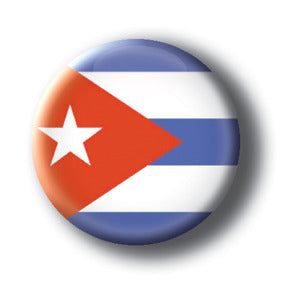 Cuba - Flags of The World Button/Magnet