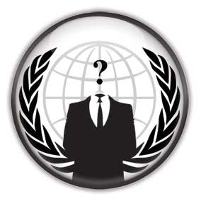 Anonymous Logo Button/Magnet